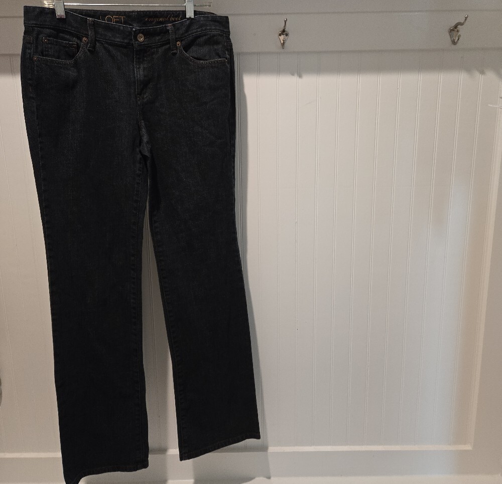 LOFT Dark Wash Tall Jeans - Picture 6 of 10